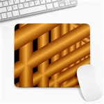 Fractal Background With Gold Pipes Large Mousepads Front