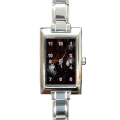 Lights And Drops While On The Road Rectangle Italian Charm Watch by Simbadda