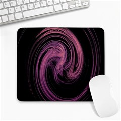 A Pink Purple Swirl Fractal And Flame Style Large Mousepads by Simbadda