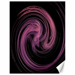 A Pink Purple Swirl Fractal And Flame Style Canvas 12  X 16   by Simbadda