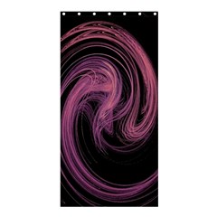 A Pink Purple Swirl Fractal And Flame Style Shower Curtain 36  X 72  (stall)  by Simbadda