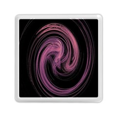 A Pink Purple Swirl Fractal And Flame Style Memory Card Reader (square)  by Simbadda