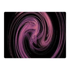 A Pink Purple Swirl Fractal And Flame Style Double Sided Flano Blanket (mini)  by Simbadda