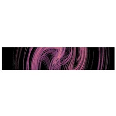 A Pink Purple Swirl Fractal And Flame Style Flano Scarf (small) by Simbadda