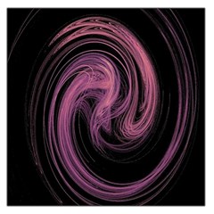 A Pink Purple Swirl Fractal And Flame Style Large Satin Scarf (square) by Simbadda