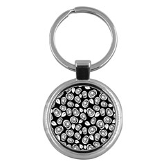 Floral Pattern Key Chains (round)  by Valentinaart