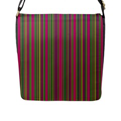 Lines Flap Messenger Bag (l)  by Valentinaart