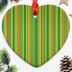 Lines Heart Ornament (two Sides) by Valentinaart