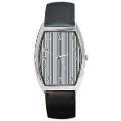 Lines Barrel Style Metal Watch by Valentinaart