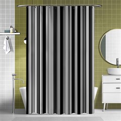 Lines Shower Curtain 48  X 72  (small)  by Valentinaart