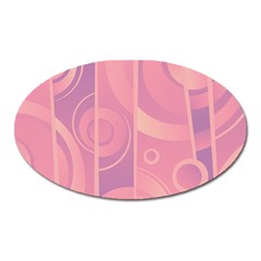 Pattern Oval Magnet by Valentinaart