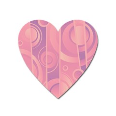 Pattern Heart Magnet by Valentinaart