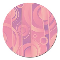 Pattern Magnet 5  (round) by Valentinaart