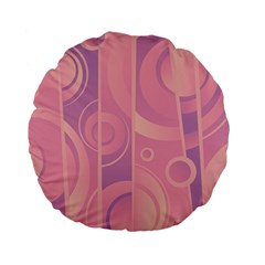 Pattern Standard 15  Premium Flano Round Cushions by Valentinaart