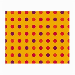 Polka Dots  Small Glasses Cloth (2-side) by Valentinaart