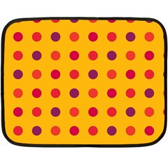 Polka Dots  Fleece Blanket (mini) by Valentinaart