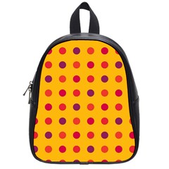 Polka Dots  School Bags (small)  by Valentinaart