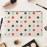 Polka dots  Cosmetic Bag (Large)  Back