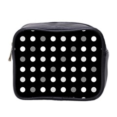 Polka Dots  Mini Toiletries Bag 2-side by Valentinaart