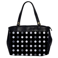 Polka Dots  Office Handbags by Valentinaart