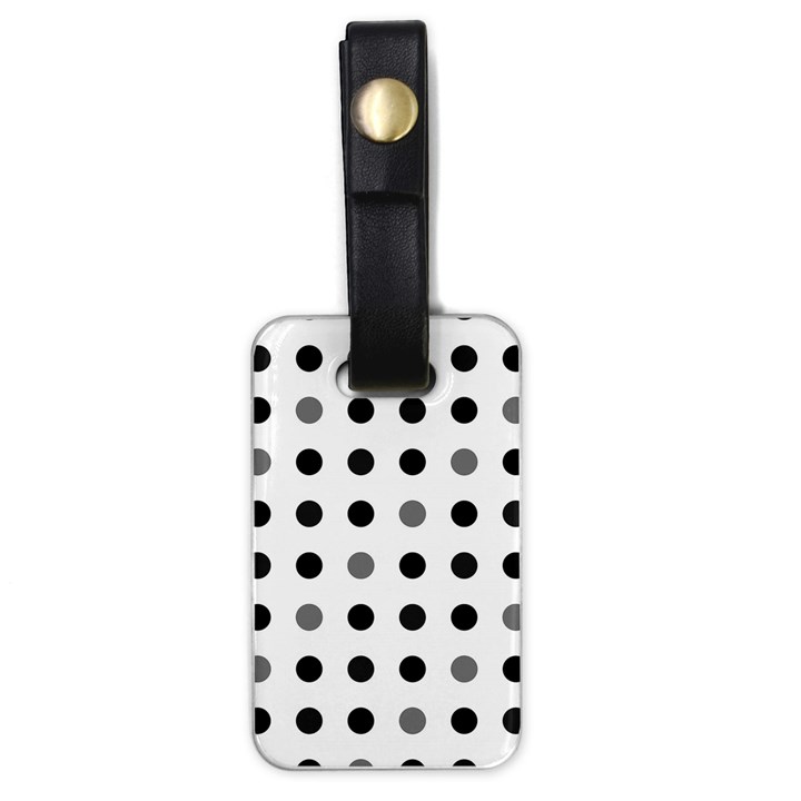 Polka dots  Luggage Tags (One Side) 