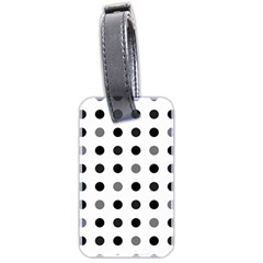 Polka Dots  Luggage Tags (two Sides) by Valentinaart