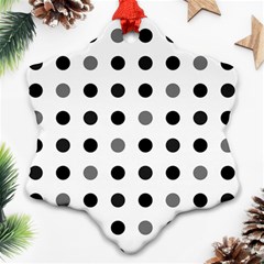 Polka Dots  Ornament (snowflake) by Valentinaart