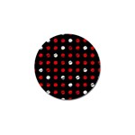 Polka dots  Golf Ball Marker Front