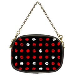 Polka Dots  Chain Purses (one Side)  by Valentinaart