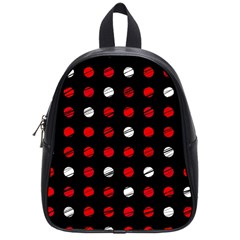 Polka Dots  School Bags (small)  by Valentinaart