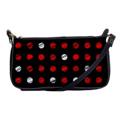 Polka Dots  Shoulder Clutch Bags by Valentinaart