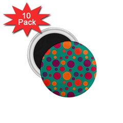 Polka Dots 1 75  Magnets (10 Pack)  by Valentinaart