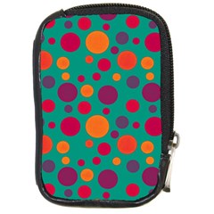 Polka Dots Compact Camera Cases by Valentinaart