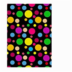 Polka Dots Large Garden Flag (two Sides) by Valentinaart