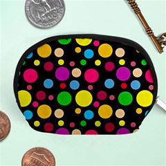 Polka Dots Accessory Pouches (medium)  by Valentinaart