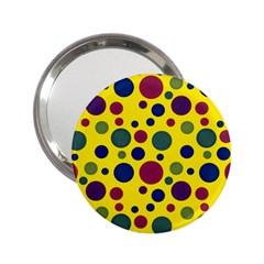 Polka Dots 2 25  Handbag Mirrors by Valentinaart