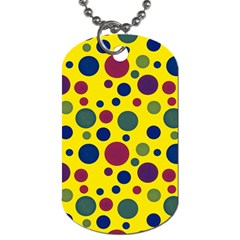 Polka Dots Dog Tag (two Sides)