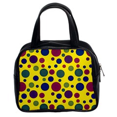 Polka Dots Classic Handbags (2 Sides) by Valentinaart