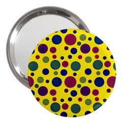 Polka Dots 3  Handbag Mirrors by Valentinaart