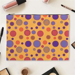 Polka Dots Cosmetic Bag (xl) by Valentinaart