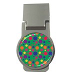 Polka dots Money Clips (Round)  Front