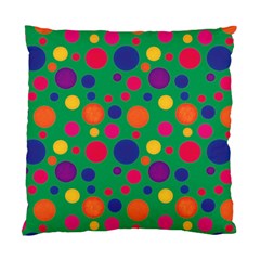 Polka Dots Standard Cushion Case (one Side) by Valentinaart