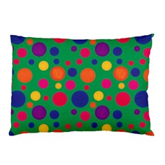 Polka Dots Pillow Case by Valentinaart