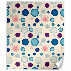 Polka Dots Canvas 8  X 10  by Valentinaart