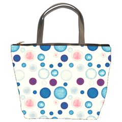 Polka Dots Bucket Bags by Valentinaart