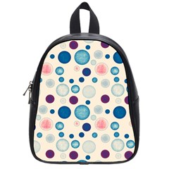 Polka Dots School Bags (small)  by Valentinaart