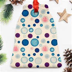 Polka Dots Bell Ornament (two Sides) by Valentinaart