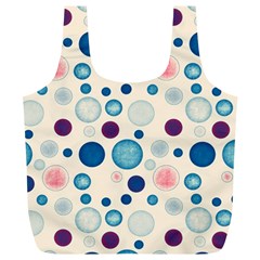 Polka Dots Full Print Recycle Bags (l)  by Valentinaart