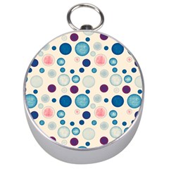 Polka Dots Silver Compasses by Valentinaart