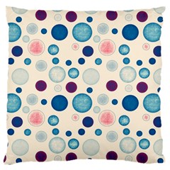 Polka Dots Standard Flano Cushion Case (two Sides) by Valentinaart